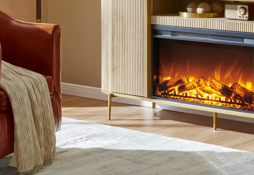 realistic looking electric fireplace